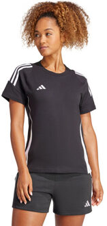 adidas Dames tiro 24 t-shirt Zwart - S