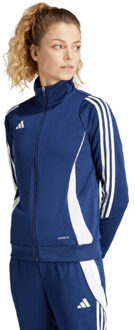 adidas Dames tiro 24 trainingsjack Blauw - XL