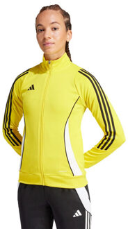 adidas Dames tiro 24 trainingsjack - maat M Geel
