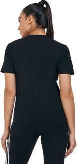 adidas Dames trefoil t-shirt - maat S Zwart