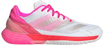 adidas Defiant Speed 2 Tennisschoenen Dames-Wit,Pink - 36 2/3