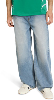 adidas Denim Pants Broeken Heren - Blauw - Maat L - 38'' - Katoen Jersey Blue