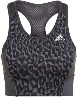 adidas Designed 2 Move Sportbeha - Maat M - Vrouwen - grijs - zwart