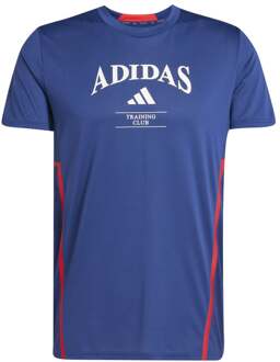 adidas Designed For T-shirt Heren-Donkerblauw,Rood - S,M