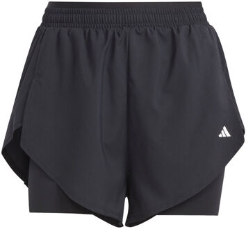 adidas Designed For Training 2in1 5,5in Shorts Dames-Zwart - XS,L