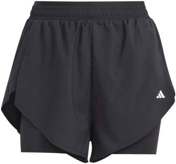 adidas Designed For Training 2in1 5,5in Shorts Dames-Zwart - XS