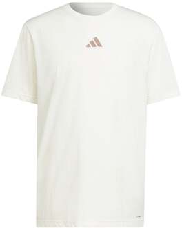 adidas Designed For Training Intense T-shirt Heren-Wit - S