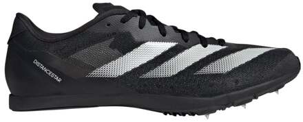 adidas Distancestar Spikes Unisex-zwart, wit - 40