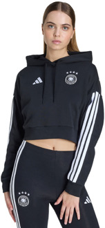 adidas DNA Hoodies Dames - Zwart - Maat 32 - Katoen Jersey Black