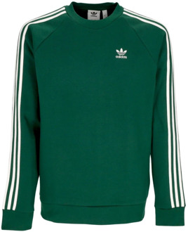 adidas Donkergroene Crewneck Sweatshirt Adidas , Green , Heren - L