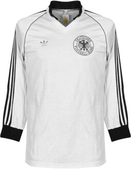 adidas Duitsland Shirt Thuis 1980-1982 (Lange Mouwen) - Maat L