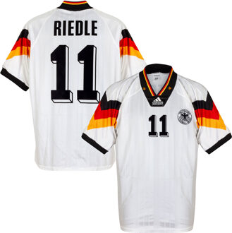 adidas Duitsland Shirt Thuis 1992-1994 + Riedle 11 - Maat S