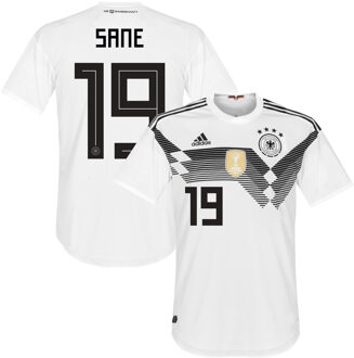 adidas Duitsland Shirt Thuis 2018-2019 + Sané 19 - 46