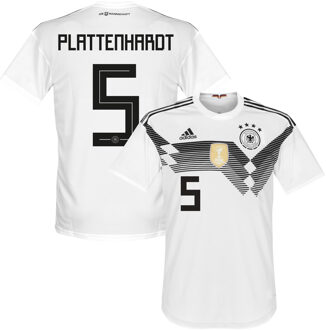 adidas Duitsland Shirt Thuis 2018-2020 + Plattenhardt 5 - 46