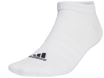 adidas Dunne enkelsokken voor volwassenen (pak van 3) Wit - 43-46