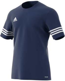 adidas Entrada 14 Jersey  Sportshirt - Maat 128  - Unisex - blauw/wit