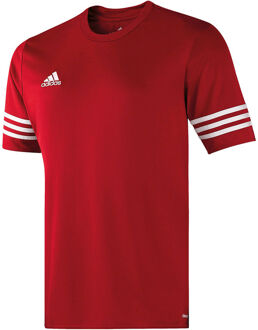 adidas Entrada 14 Jersey  Sportshirt - Maat S  - Mannen - rood/wit