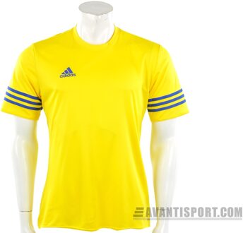 adidas Entrada 14 Sportshirt - Maat S  - Mannen - geel/blauw