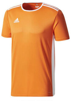 adidas Entrada 18 SS Jersey Teamshirt Heren Sportshirt - Maat L  - Mannen - oranje/wit