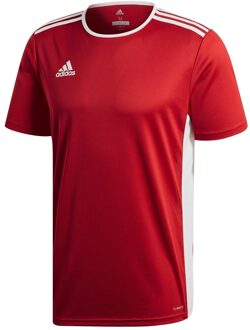 adidas Entrada 18 Trikot Heren Sportshirt - Power Red/Wit - Maat XXL