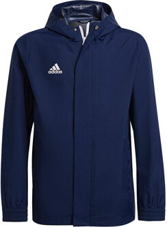 adidas Entrada 22 All Weater Jacket Youth - Blauw Jack Kids - 116