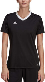 adidas Entrada 22 Jersey Women - Voetbalshirt Zwart - L