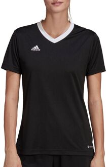 adidas Entrada 22 Jersey Women - Voetbalshirt Zwart - L