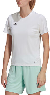 adidas Entrada 22 Jersey Women - Wit Voetbalshirt - XL