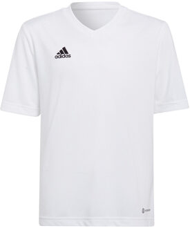 adidas Entrada 22 Jersey Youth - Voetbalshirt Kids Wit - 116