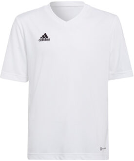 adidas Entrada 22 Jersey Youth - Voetbalshirt Kids Wit - 128