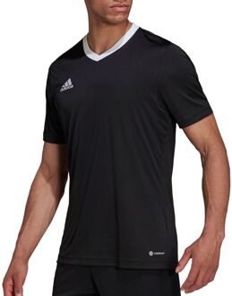 adidas Entrada 22 Jersey - Zwarte voetbalshirt - L