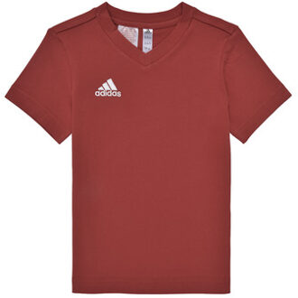 adidas Entrada 22 Tee Youth - Voetbalshirt Rood - 116