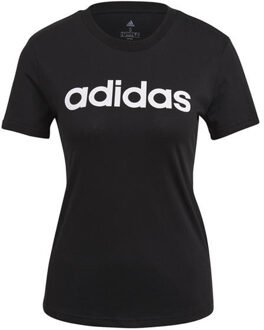 adidas Ess. Slim Logo Shirt Dames - Zwart - maat XL