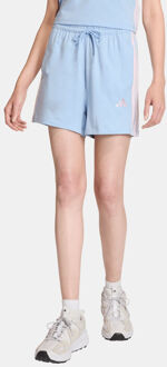 adidas Essentials 3-Stripes Cotton Short Dames Blauw - M