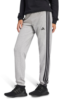 adidas Essentials 3-stripes Cuffed Joggers + Broeken Dames - Grijs - Maat 38 - Katoen Jersey Grey