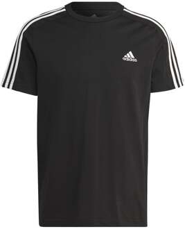 adidas Essentials 3-Stripes Shirt Heren zwart - wit - XL