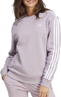 adidas Essentials 3-Stripes Sweater Dames lila - wit - M