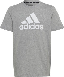 adidas Essentials Big Logo Cotton T-shirt Jongens lichtgrijs - 128,140