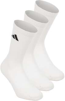 adidas Essentials Crew 3P Tennissokken Unisex-wit, zwart - 35-36,37-39,40-42,43-45,46-48,49-51