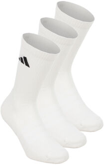 adidas Essentials Crew 3P Tennissokken Unisex-wit, zwart - 37-39,40-42,43-45,46-48,49-51