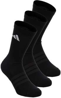 adidas Essentials Crew 3P Tennissokken Unisex-zwart - 35-36,37-39,40-42,43-45,46-48,49-51