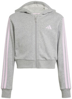 adidas Essentials Crop Sportjas Kinderen-Grijs - 152