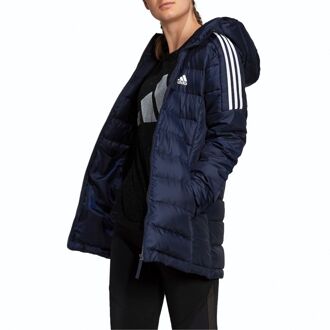 adidas Essentials Down Parka Dames blauw - wit - S