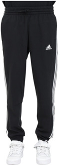 adidas Essentials Fleece 3-Stripes Tapered Cuff Sweatpants Adidas , Black , Heren - 2Xl,Xl,L,M,Xs