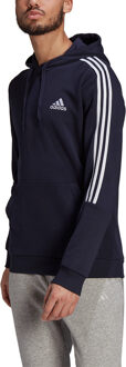 adidas Essentials Fleece Cut 3-Stripes Hoodie - Heren hoodie Blauw - L