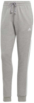 adidas Essentials French Terry Cuffed 3 Bandas Lange broek Adidas , Gray , Dames - L,M,S,Xs