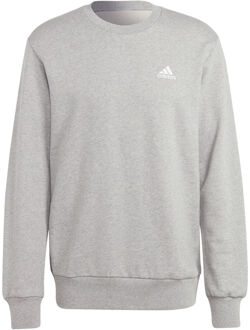 adidas Essentials French Terry Embroidered Small Logo Sweatshirt Heren grijs