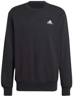 adidas Essentials French Terry Embroidered Small Logo Sweatshirt Heren zwart - XS,S