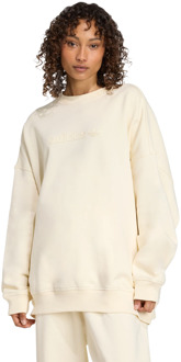 adidas Essentials Oversized Sweatshirt Sweatshirts Dames - Wit - Maat 34 - Katoen Jersey White