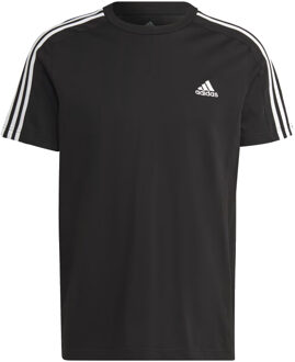 adidas Essentials Single Casual T-shirt Heren XS Zwart